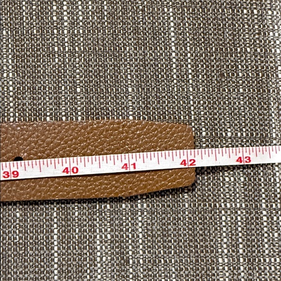 J. McLaughlin Reversible Brown Belt with Gold Buckle - Picture 12 of 12